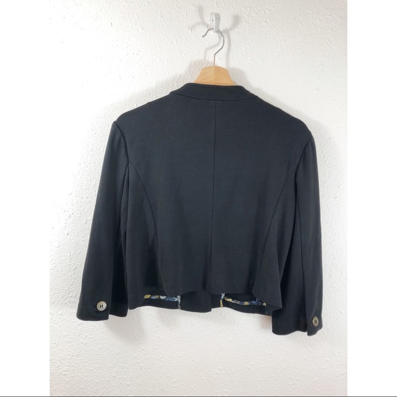 Cartonnier Anthropologie Black All Along Jacket L - Picture 3 of 8